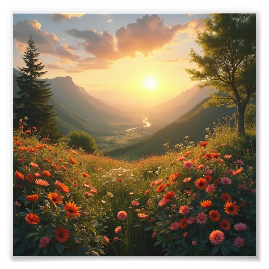 自然 フォトプリント            (正面)