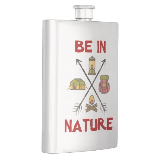 自然 フラスク (右)