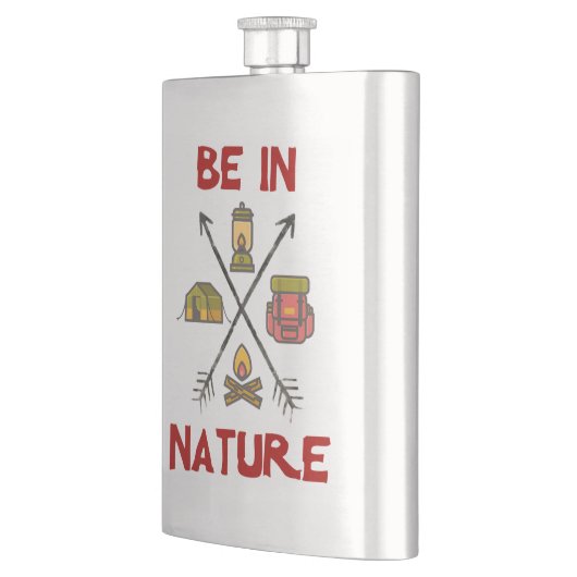 自然 フラスク (左)