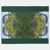 自然 フリースブランケット (正面(横))