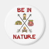 自然 マグネット (正面)