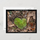 . .自然・モスハート・ギフトと恋愛する ポストカード (正面/裏面)