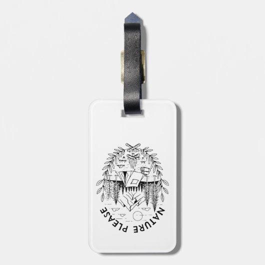 自然 ラゲッジタグ (裏面縦)