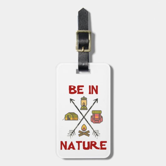 自然 ラゲッジタグ (正面縦)