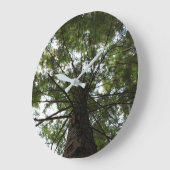 自然 ラージ壁時計 (傾斜)