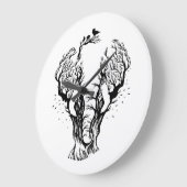 自然 ラージ壁時計 (傾斜)