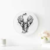 自然 ラージ壁時計 (ホーム)