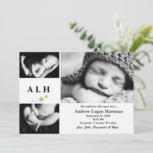 自然-写真の誕生の発表 案内状 (スタンド正面)