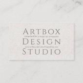 （自然）印刷米の紙 名刺 (裏面)