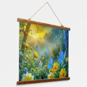 自然 吊り下げ型タペストリー (傾斜あり)