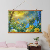 自然 吊り下げ型タペストリー (寝室)