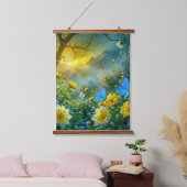 自然 吊り下げ型タペストリー (寝室)