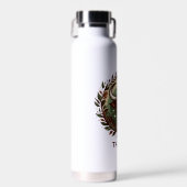 自然,官能的なタウロス〔占星術の〕十二宮図スターサインアートデザイン ウォーターボトル (正面)