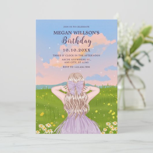 自然 招待状 (スタンド正面)