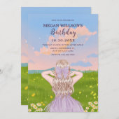 自然 招待状 (正面/裏面)