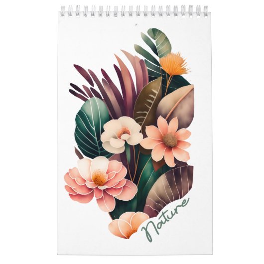 「自然:最高の先生」 カレンダー (カバー)