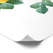 自然，植物学プリント,バラの花のアートポスター ポスター (角)