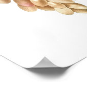 自然,植物性プリント,ヴィティスヴィニフェラのアートポスター ポスター (角)