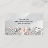 自然 | 植物 | 花柄 名刺 (裏面)