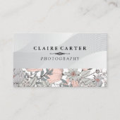 自然 | 植物 | 花柄 名刺 (正面)