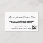 自然 | 横 | 離れ 名刺 (裏面)