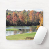 自然:池と森 マウスパッド (マウス)