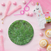 自然、草、紙皿のパッチ ペーパープレート (パーティー)