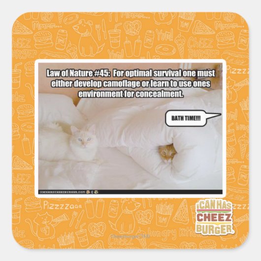 自然#45 スクエアシール (正面)