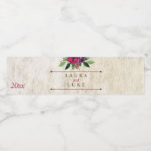 自然, Cranberry-Plumフローラ ペットボトルラベル (シングルラベル)