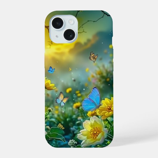 自然 iPhone 15ケース (裏面)