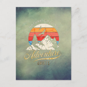 自然 Mountain Adventure Awits ポストカード
