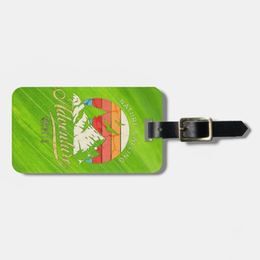 自然 | Mountain Adventure Awits ラゲッジタグ (正面横)