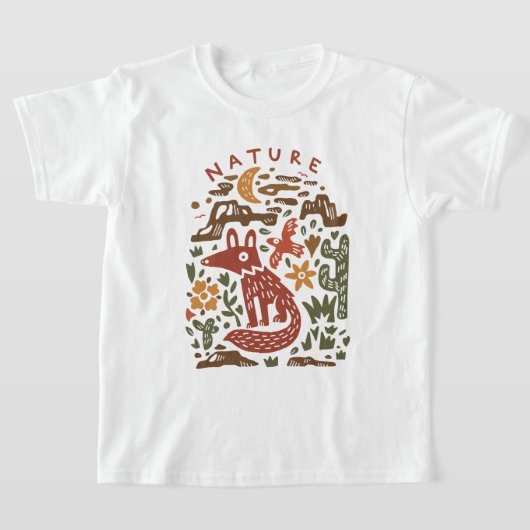 自然 Tシャツ (レイダウン)