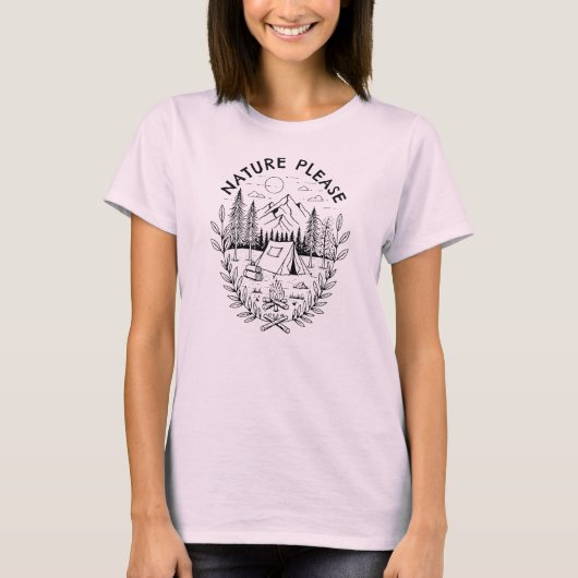 自然 Tシャツ (正面)