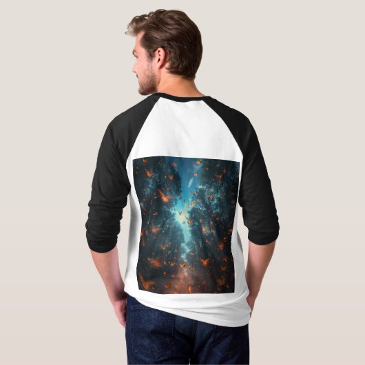 自然 Tシャツ (裏面フル)