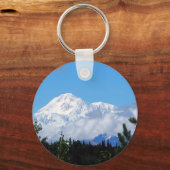 自然Alaska Denali風景写真 キーホルダー (正面)