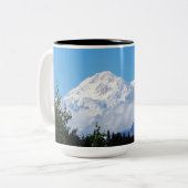 自然Alaska Denali風景写真 ツートーンマグカップ (正面左)