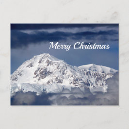 自然Alaska Denali Landscape写真クリスマス シーズンポストカード