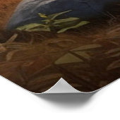 *~*自然AP49ストリームMOOSEフォレストコテージキャビン ポスター (角)