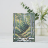 *~*自然AP49メーンフォレストウッズバケーションストリーム ポストカード (スタンド正面)