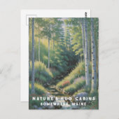 *~*自然AP49メーンフォレストウッズバケーションストリーム ポストカード (正面/裏面)
