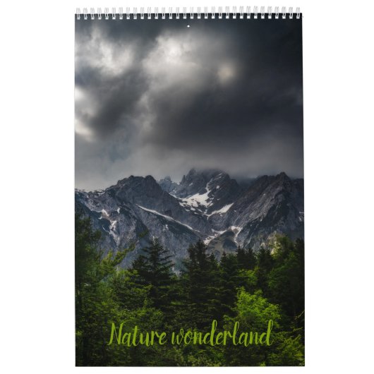 自然wonderland v3風景写真カレンダー カレンダー (カバー)