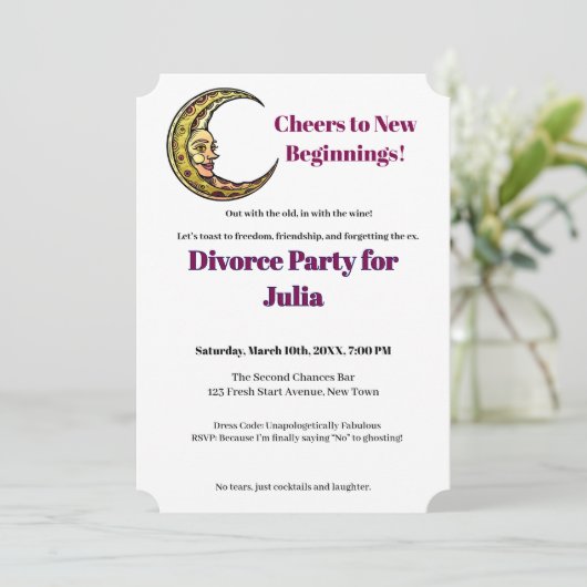 自由おもしろいの応援を新しい始まりに離婚 招待状 (スタンド正面)