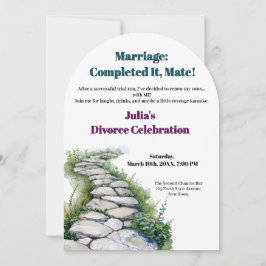 自由おもしろいの応援を新しい始まりに離婚 招待状