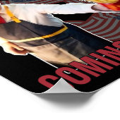 自由おもしろい修道士の右来上の一つ ポスター (角)