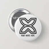 自由および解放のFawodhodie |の記号 缶バッジ (正面&裏面)