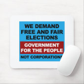 自由かつ公正な選挙 マウスパッド (マウス)