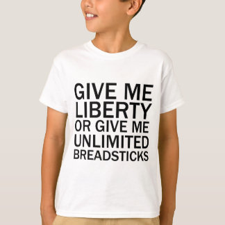 自由か無制限のブレッドスティックを Tシャツ