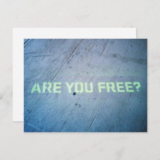 自由か ポストカード (正面/裏面)