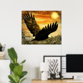 自由がある場所 ポスター (ホームオフィス)